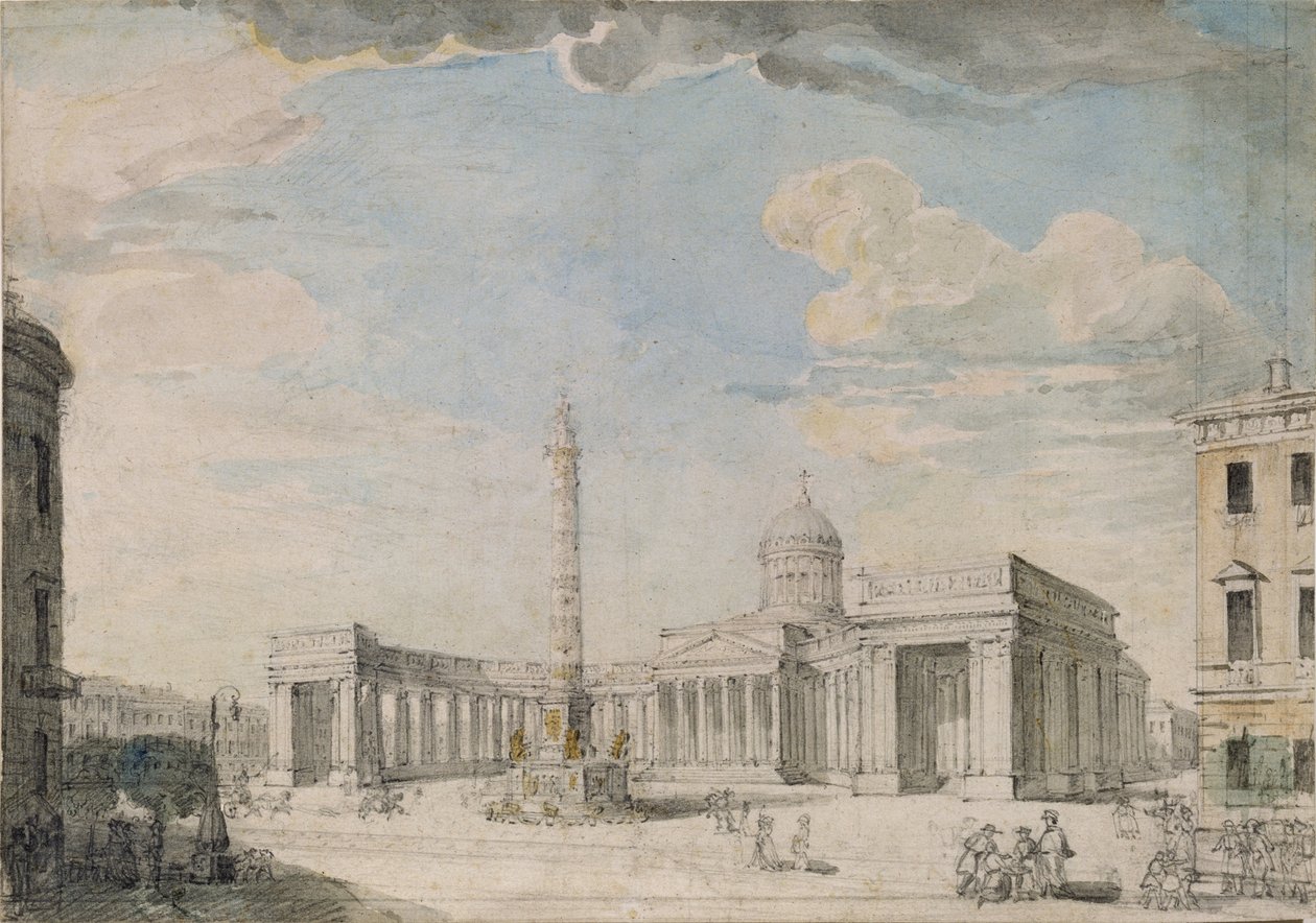 La Cattedrale di Kazan a San Pietroburgo da Andrei Nikiforovich Voronikhin