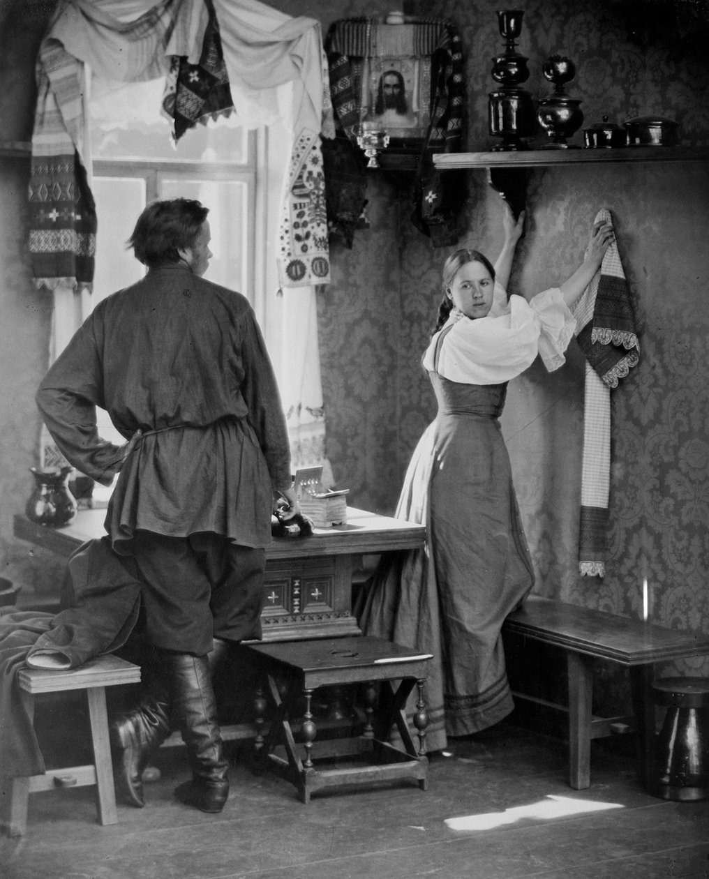 Composizione russa, c. 1880-c. 1882 da Andrei Osipovich Karelin