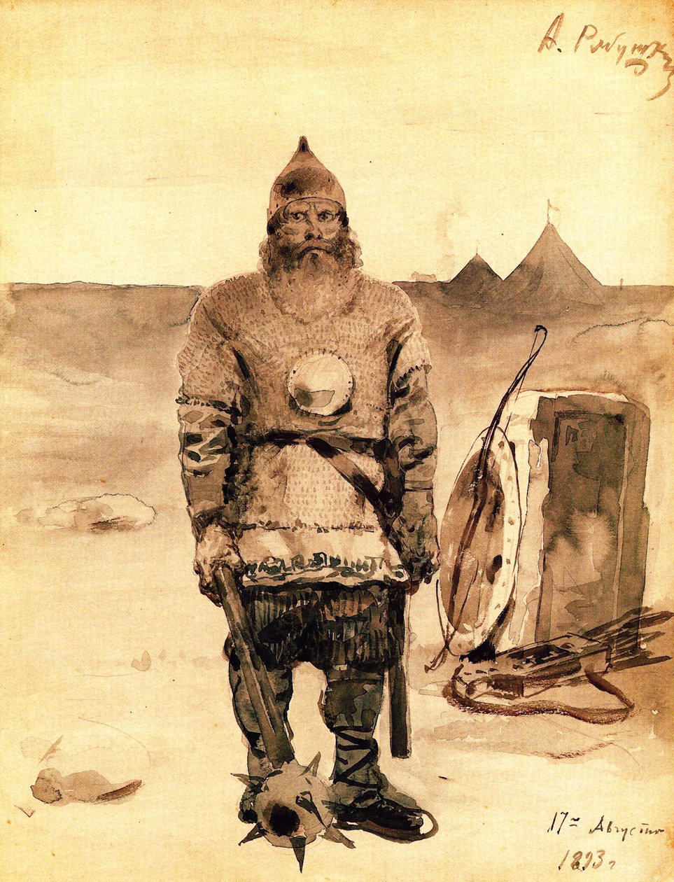 Ilya Muromets, 1893 da Andrei Petrovich Ryabushkin