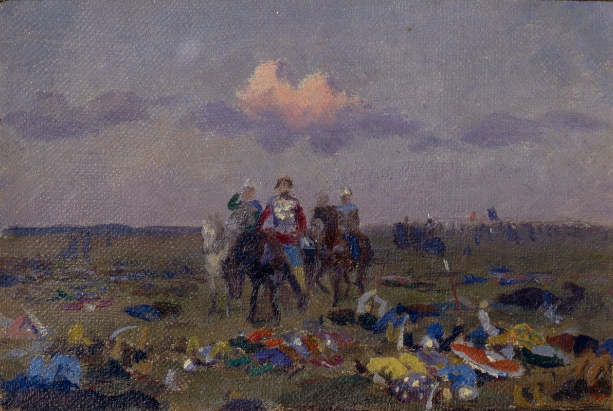 Sul campo di beccaccini da Andrei Petrovich Ryabushkin