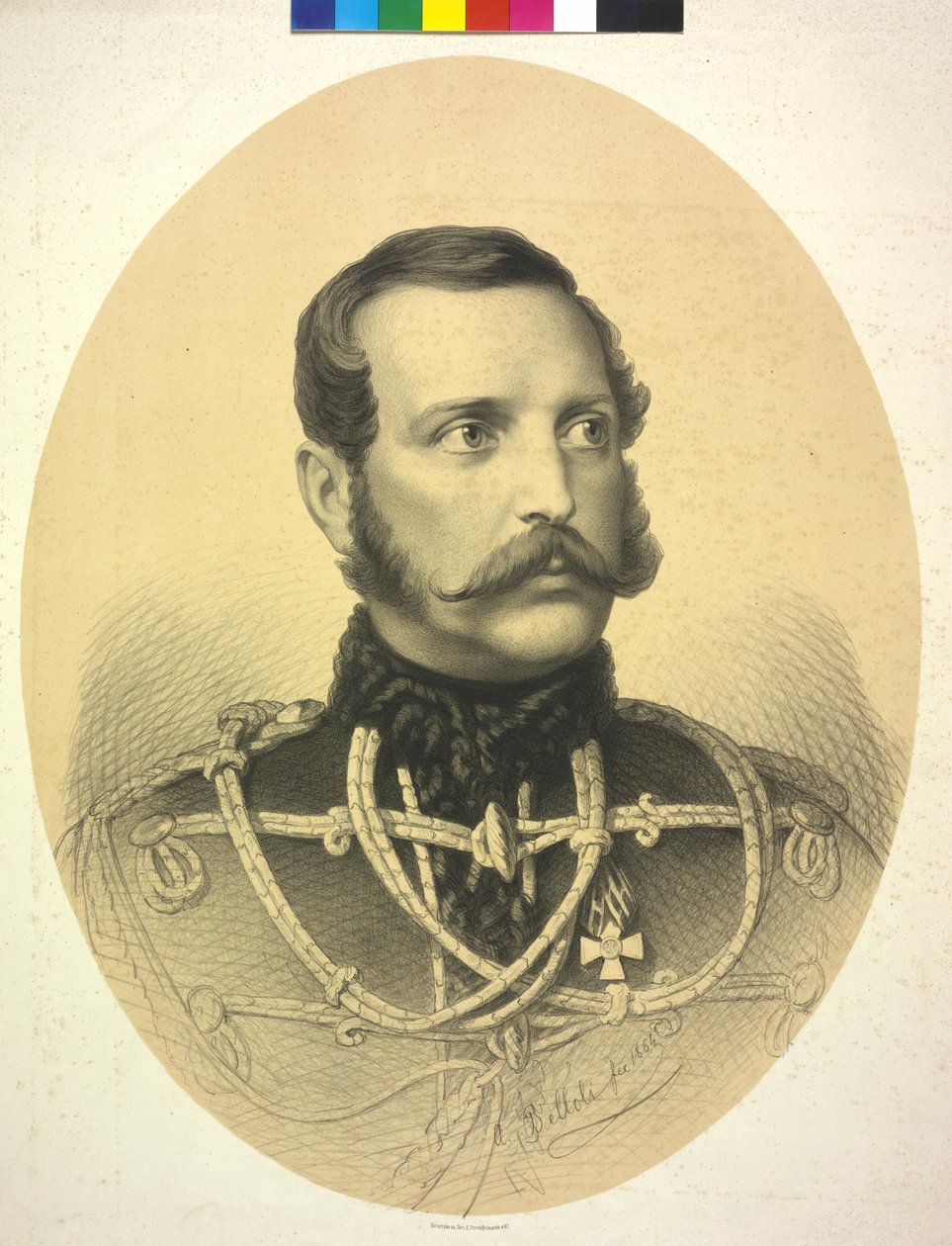 Imperatore di Russia Alessandro II da Andrej Franzowitsch Belloli