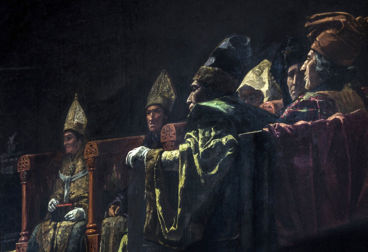 Il compromesso di Caspe (1412) da Andres Parlade y Heredia
