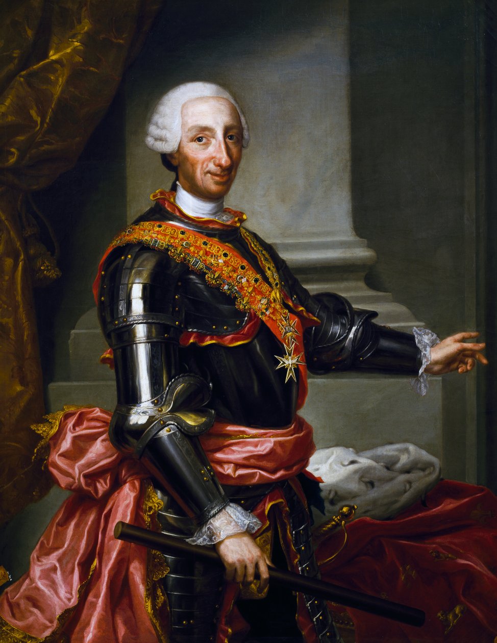 Ritratto di Carlo III di Borbone (olio su tela) da Andrés de la Calleja