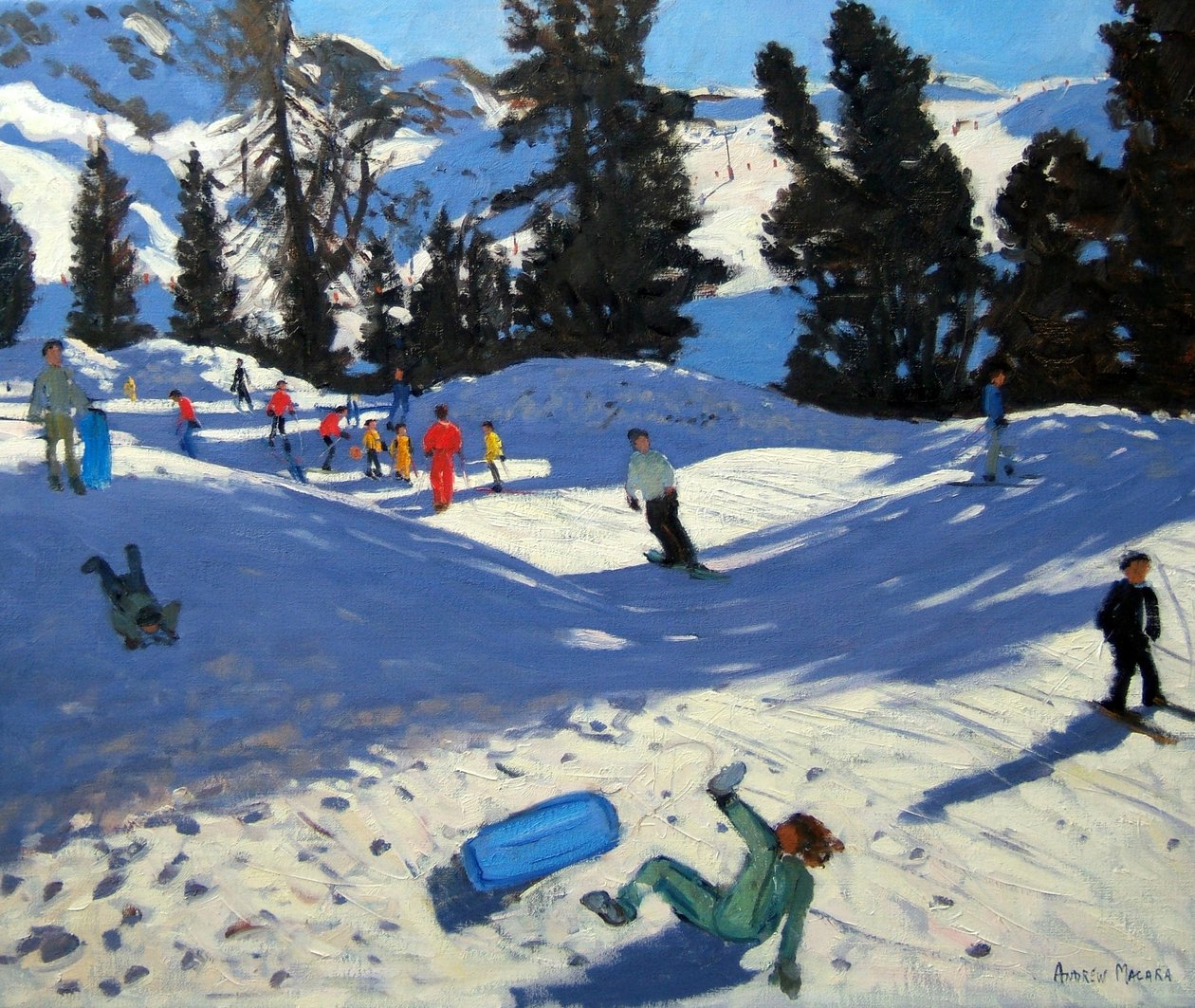 Slitta blu, Belle Plagne da Andrew Macara