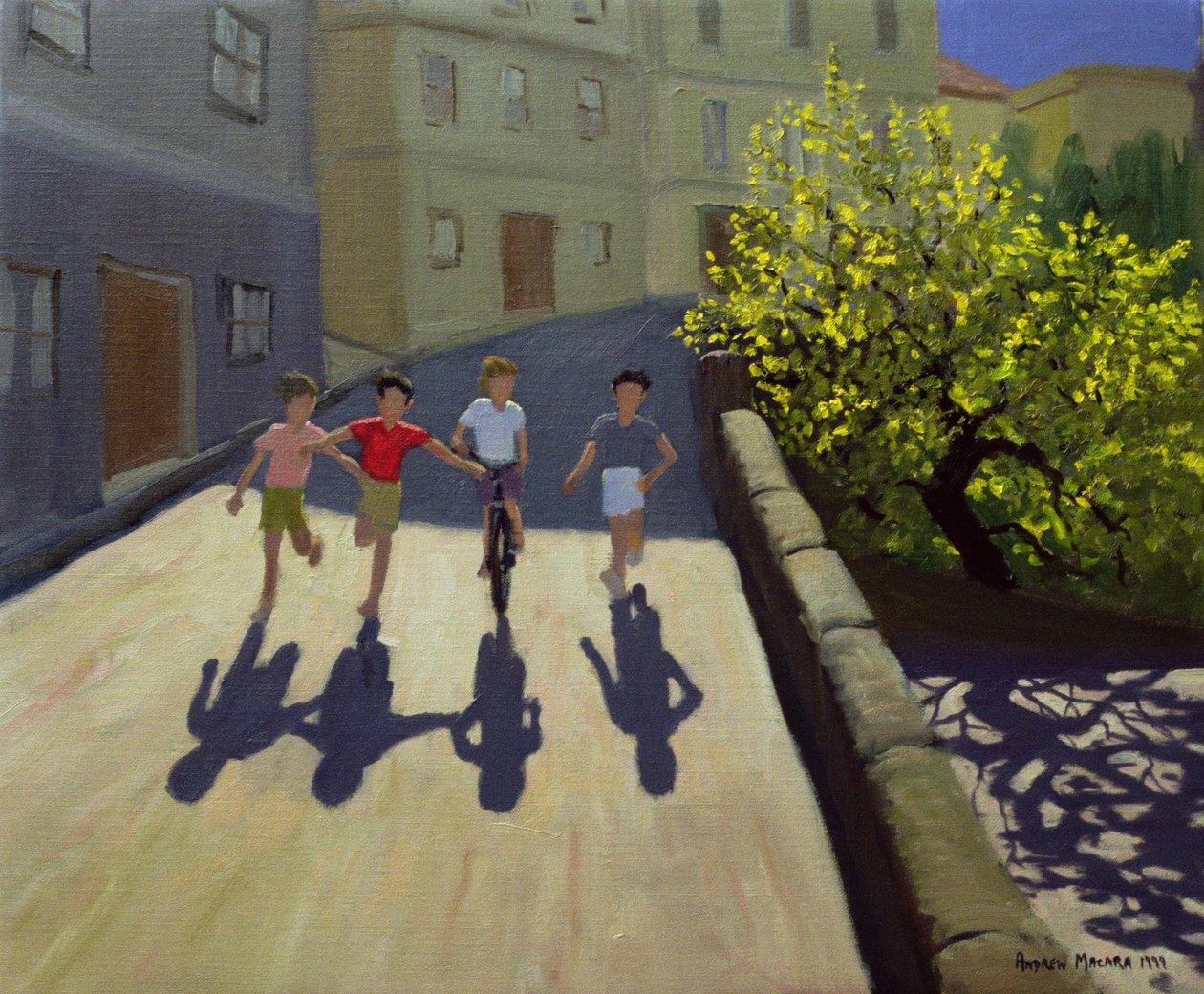 Bambini che corrono, Lesbo, 1999 da Andrew Macara
