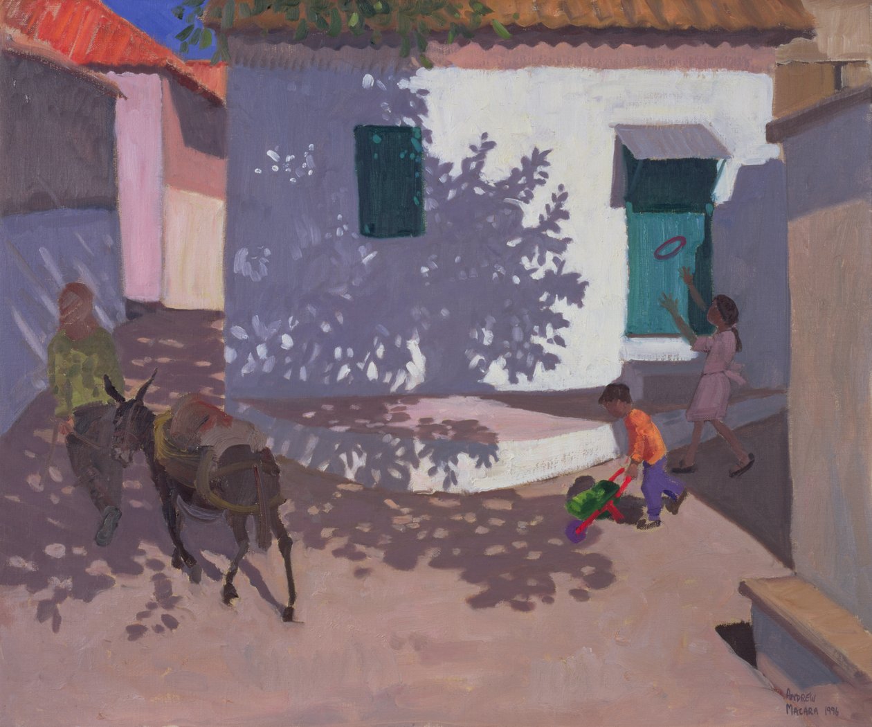 Porta verde e ombre, Lesbo, 1996 da Andrew Macara