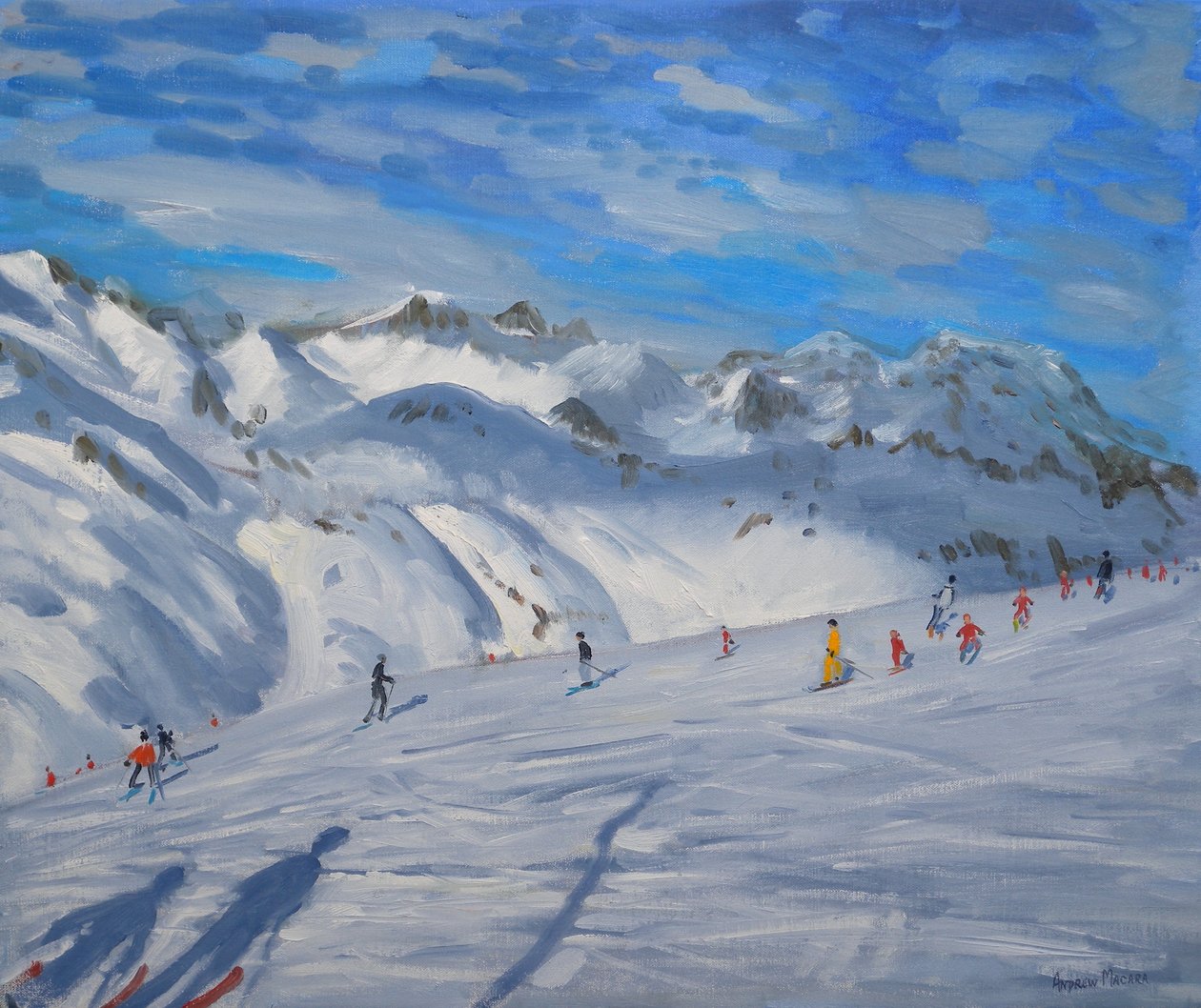 Cime di montagna, Tignes, 2009 da Andrew Macara