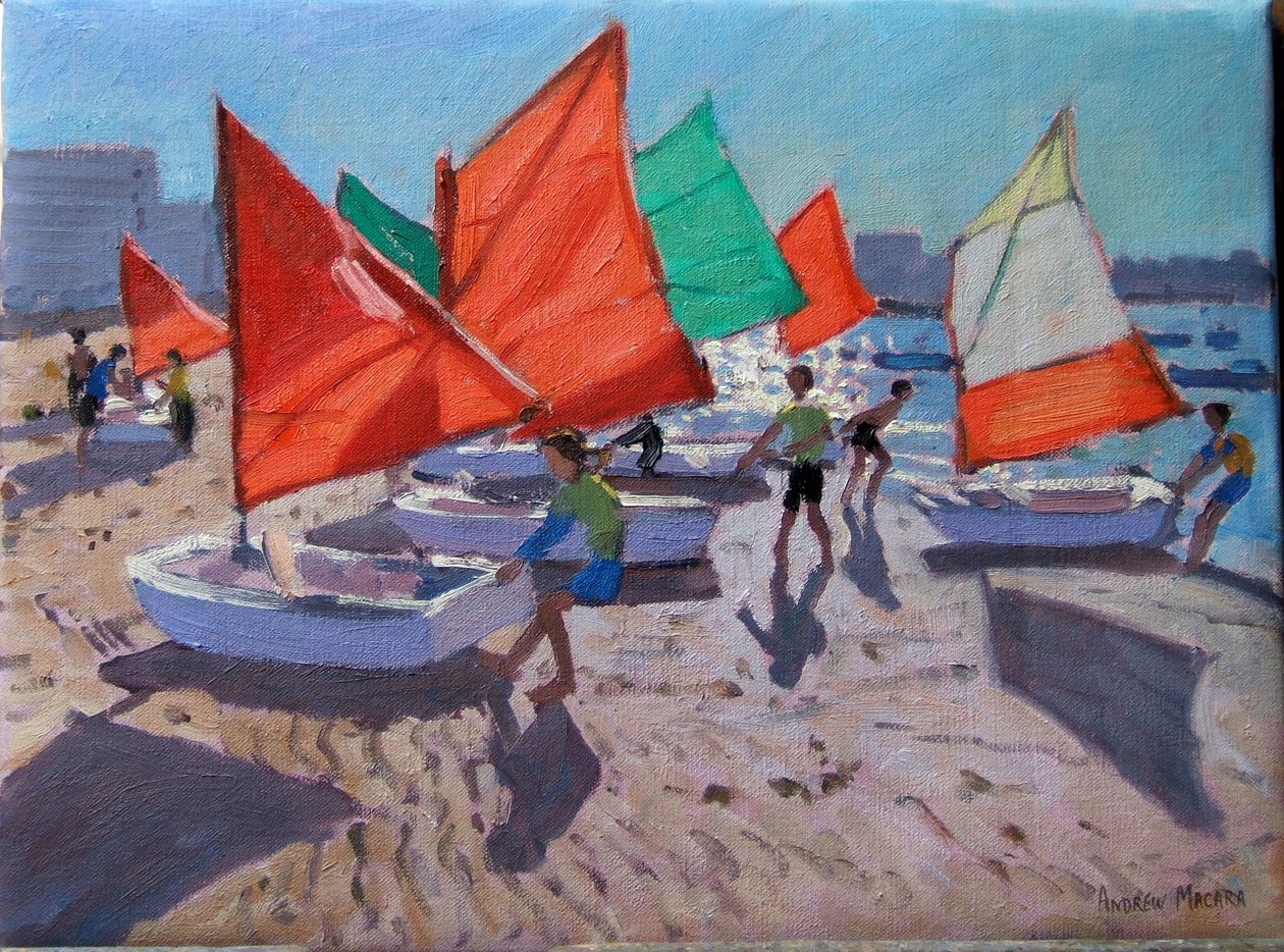 Vele rosse, Royan, Francia da Andrew Macara