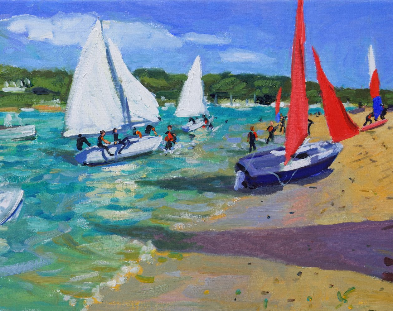 Barche a vela, Salcombe da Andrew Macara