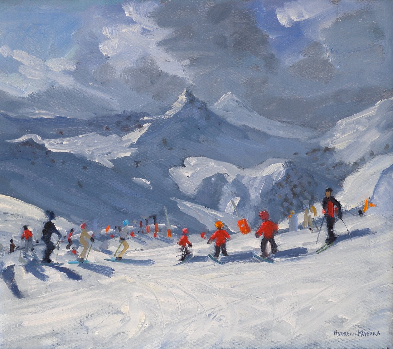 Scuola di sci, Tignes, 2009 da Andrew Macara