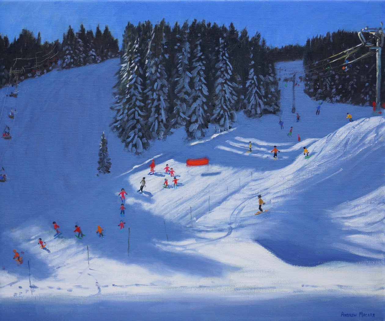 Scuola di sci, Morzine, 2014 da Andrew Macara
