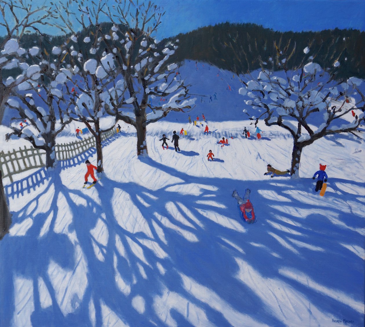 Il frutteto in inverno, Morzine da Andrew Macara