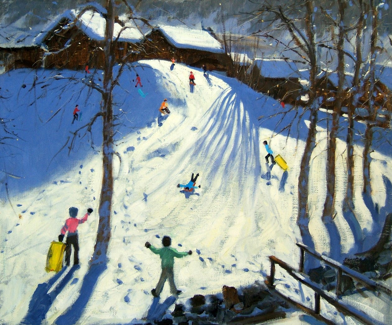 Il ponte pedonale, Morzine da Andrew Macara