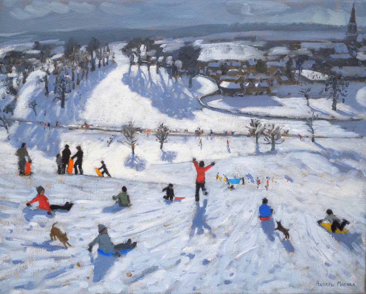 Divertimento invernale, Chatsworth, 2010 da Andrew Macara