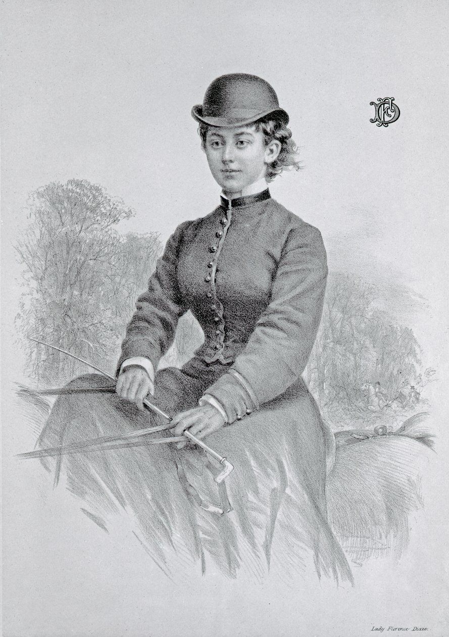 Lady Florence Dixie, pubblicato 1877 da Andrew Maclure