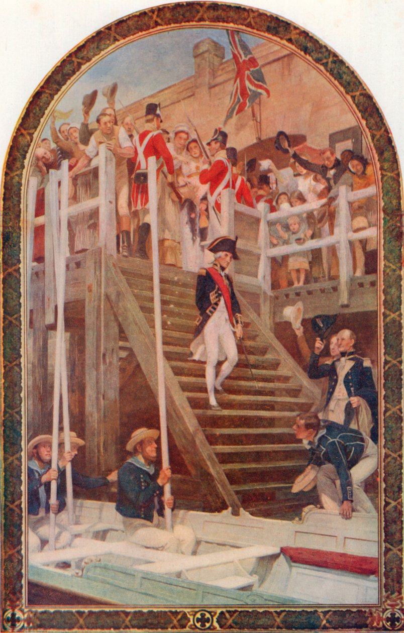 Nelson lascia Portsmouth, 18 maggio da Andrew Carrick (after) Gow