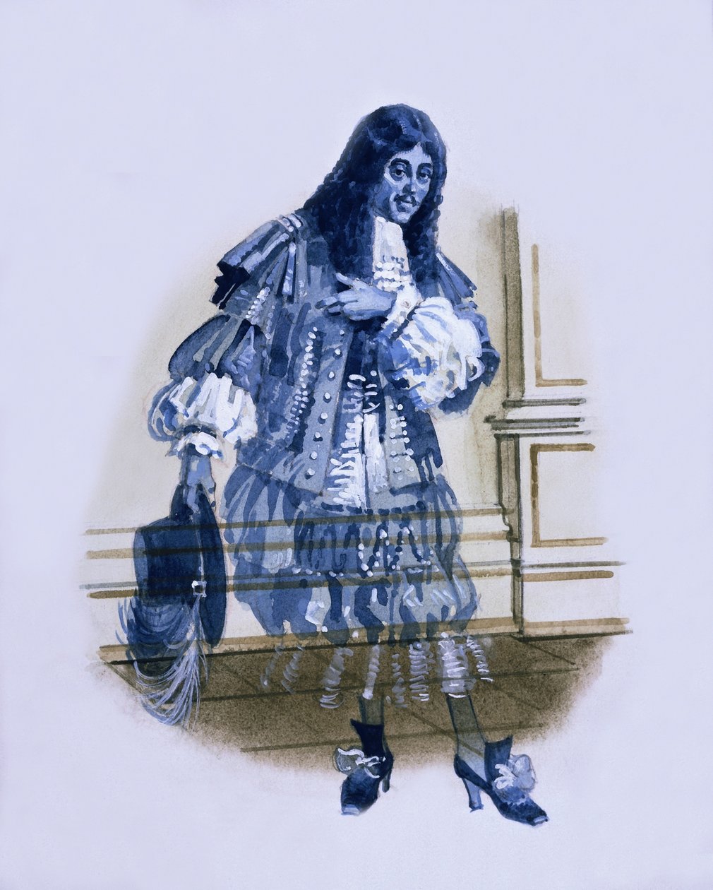 Fantasma, che alcuni ritengono essere George Villiers, 2° Duca di Buckingham da Andrew Howat