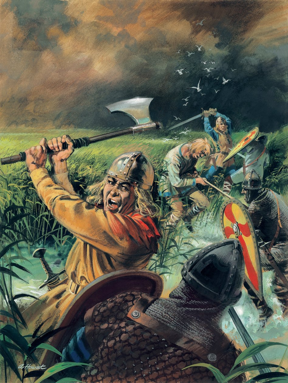 Hereward the Wake (guazzo su carta) da Andrew Howat