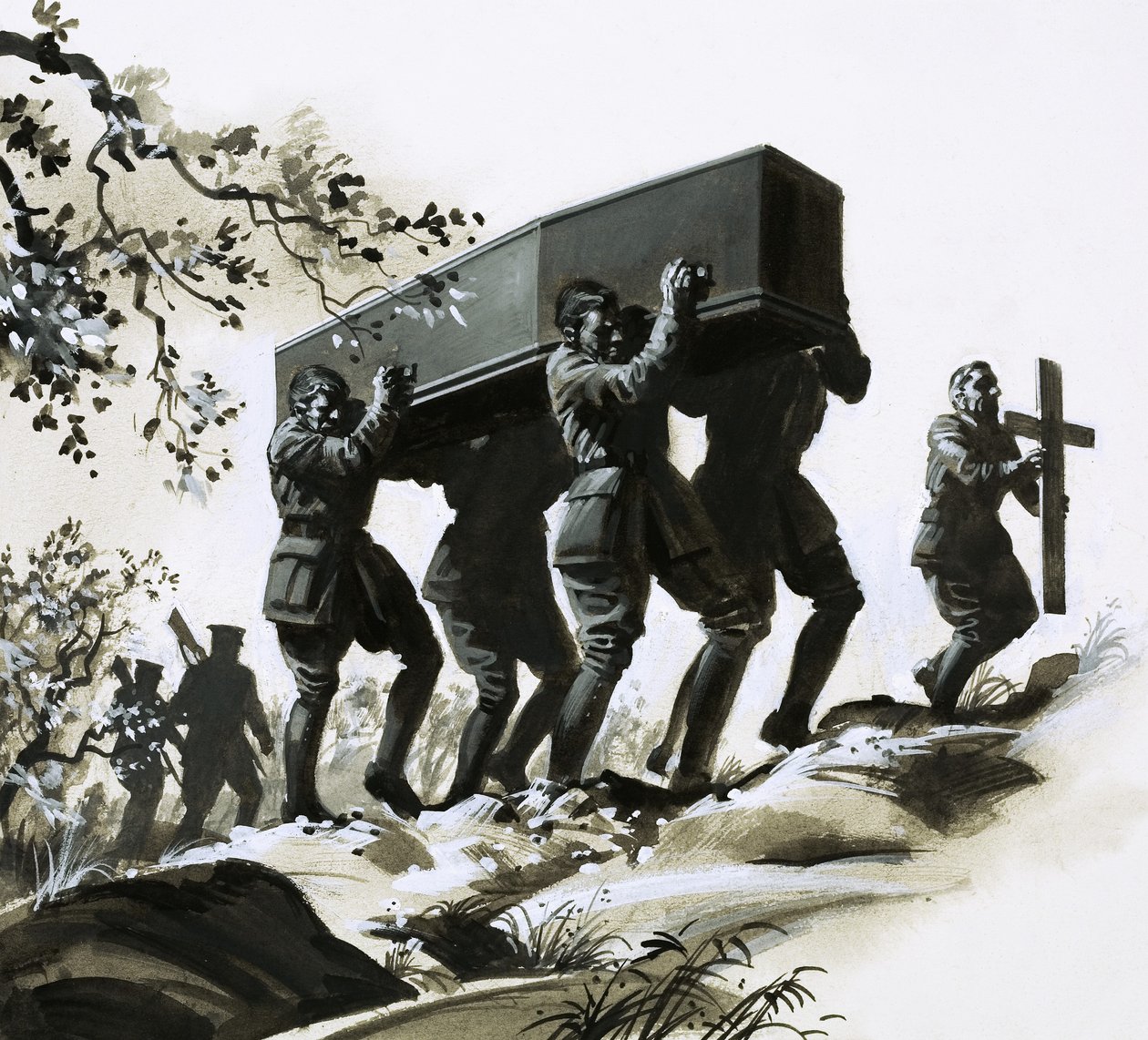 Rupert Brooke, acclamato poeta della Prima Guerra Mondiale, morto nel 1915 da Andrew Howat