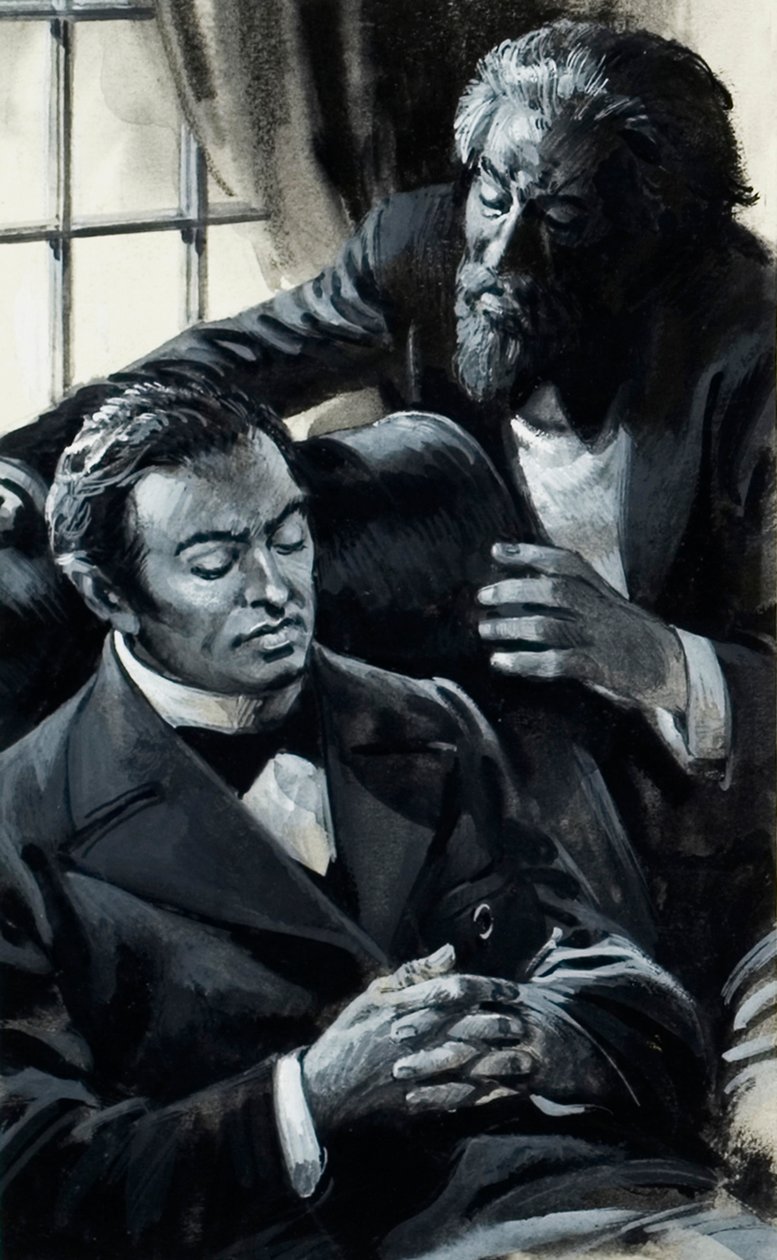 Sergei Rachmaninov (gouache su carta) da Andrew Howat