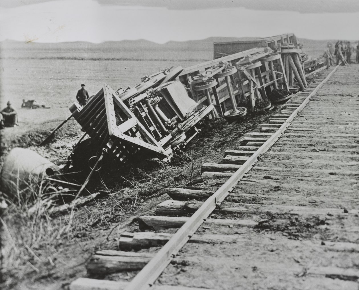 Treno deragliato, Manassas, Virginia da Andrew Joseph Russell