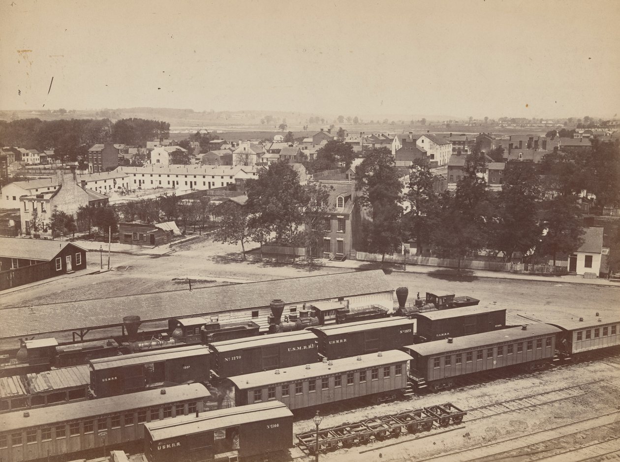 N. 89 - Alexandria, dalla «Round House», guardando verso nord da Andrew Joseph Russell