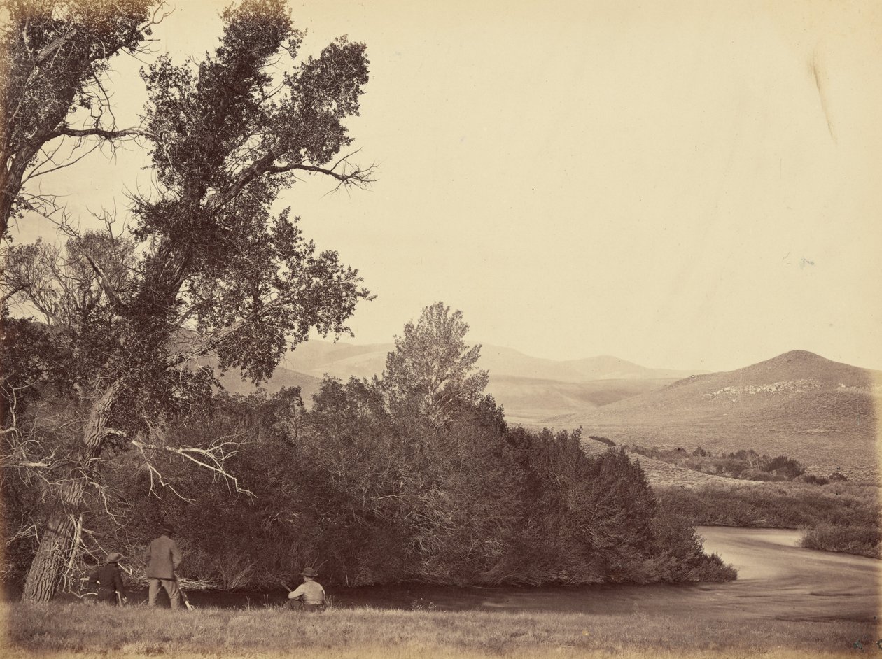 Piastra 20. Sorgente del fiume Laramie, 1869 (foto) da Andrew Joseph Russell