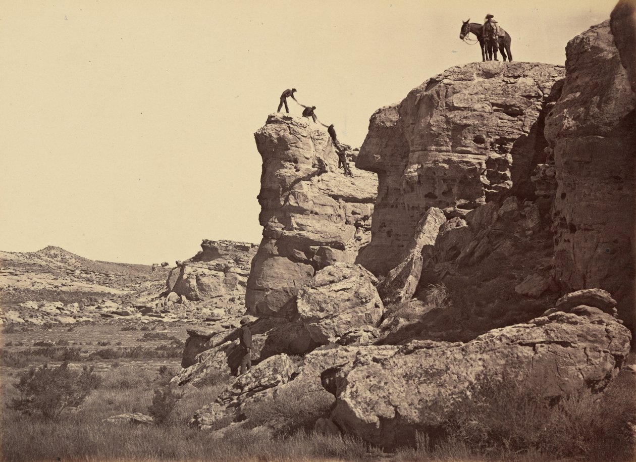 Piastra 21. High Bluff, Black Buttes, 1869 (foto) da Andrew Joseph Russell