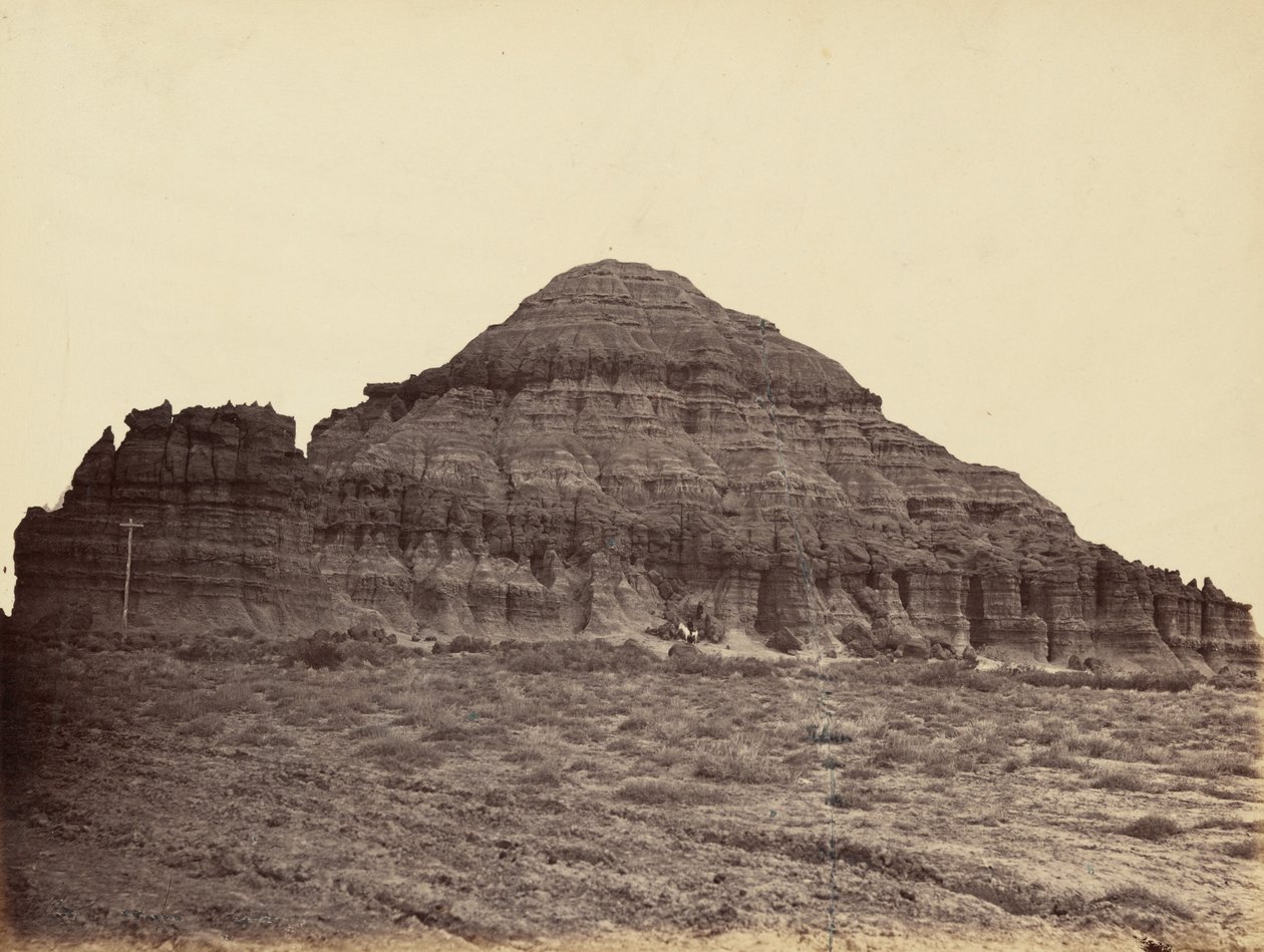 Piastra 26. Church Buttes, 1869 (foto) da Andrew Joseph Russell