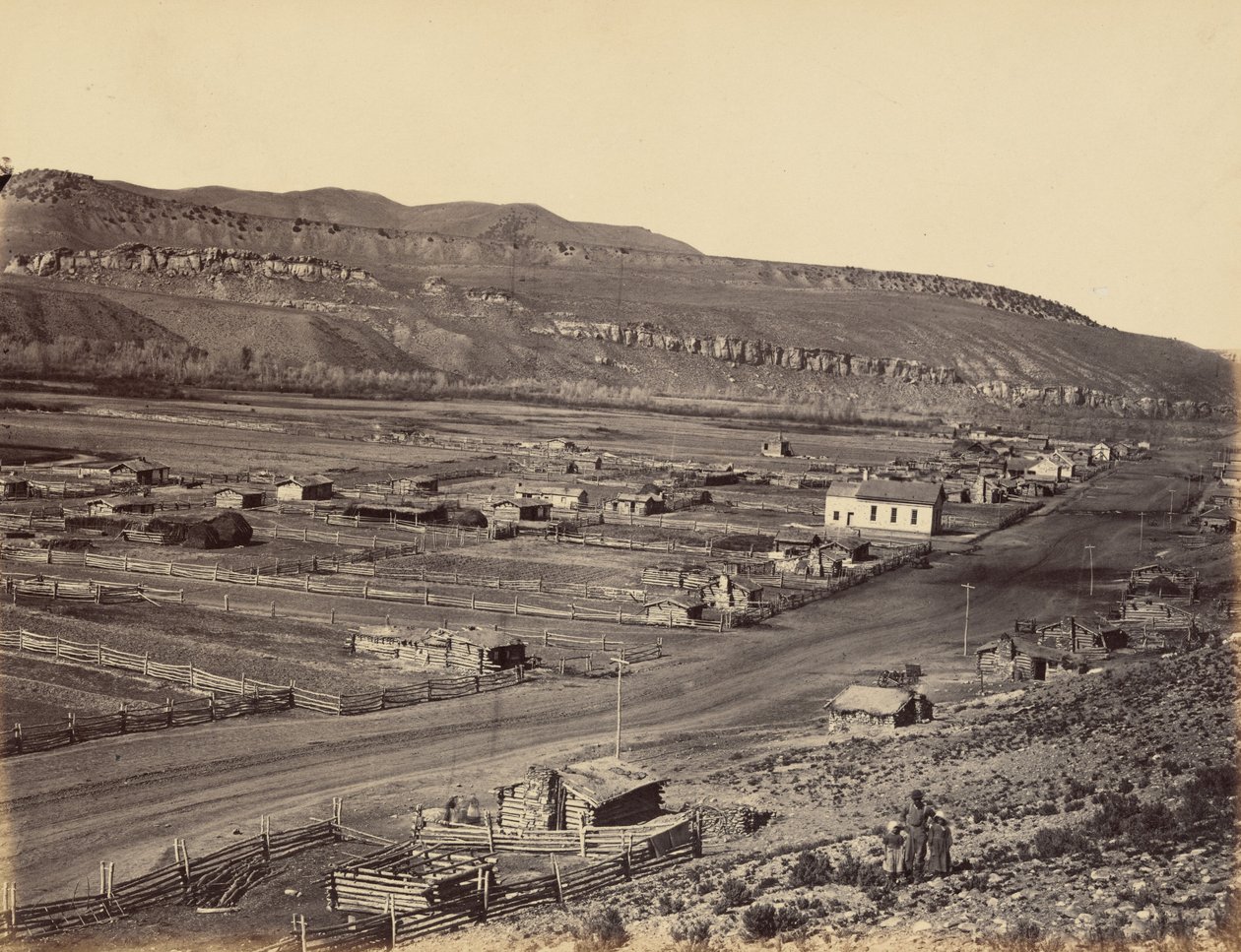 Piastra 36. Coalville, Valle del Weber, 1869 (foto) da Andrew Joseph Russell