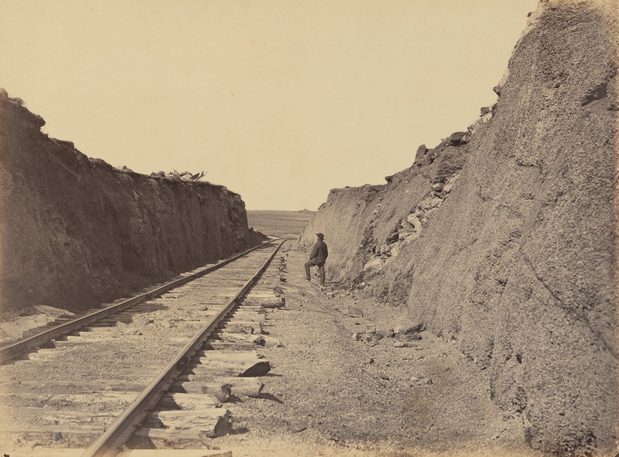 Piastra 4. Taglio di Malloy, 1869 (foto) da Andrew Joseph Russell