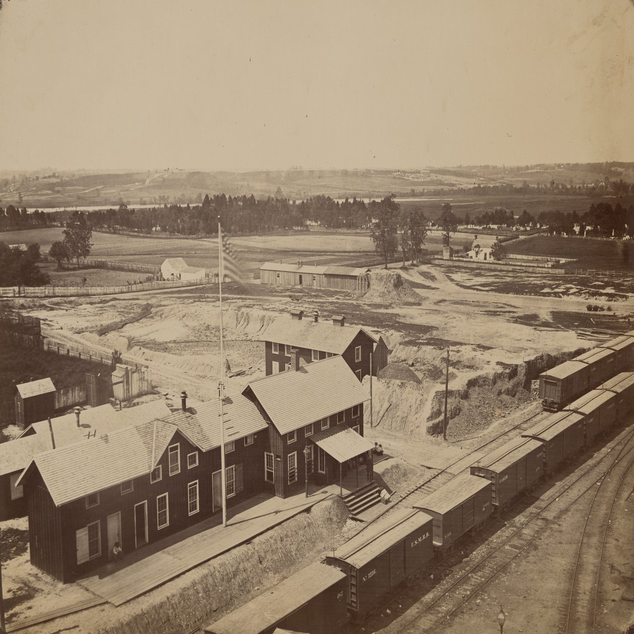 Scalo ferroviario, Alexandria, Virginia da Andrew Joseph Russell