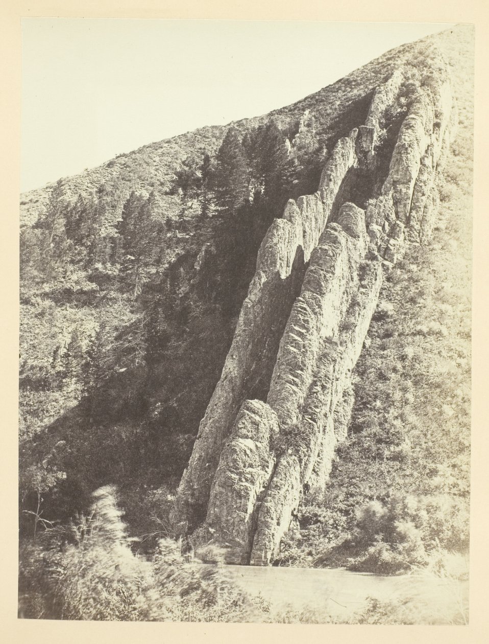 Rocce seghettate o Scivolo del Diavolo, (vista da vicino)-Weber Canon, Utah da Andrew Joseph Russell