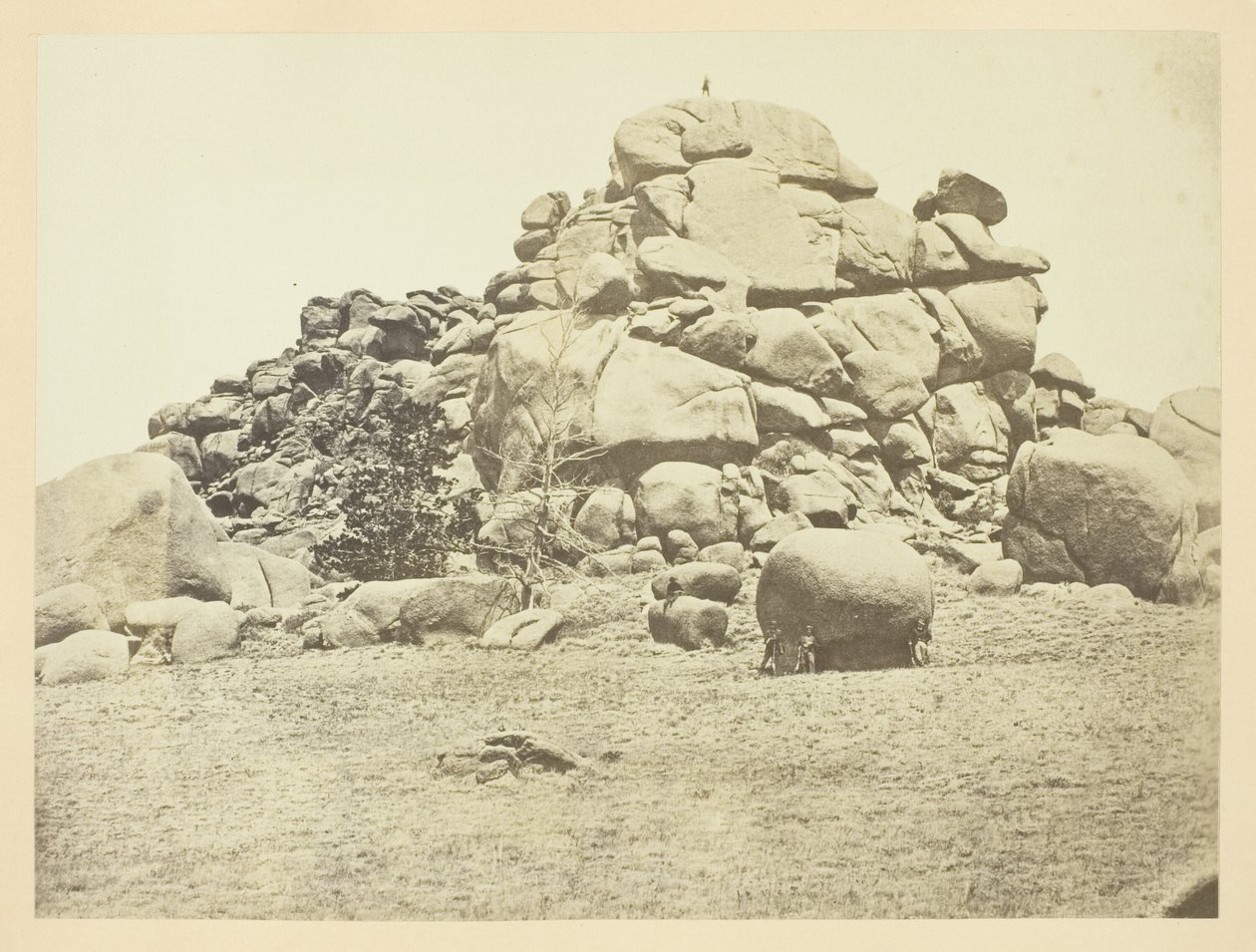Roccia del Teschio, (granito) Stazione Sherman, Monti Laramie da Andrew Joseph Russell