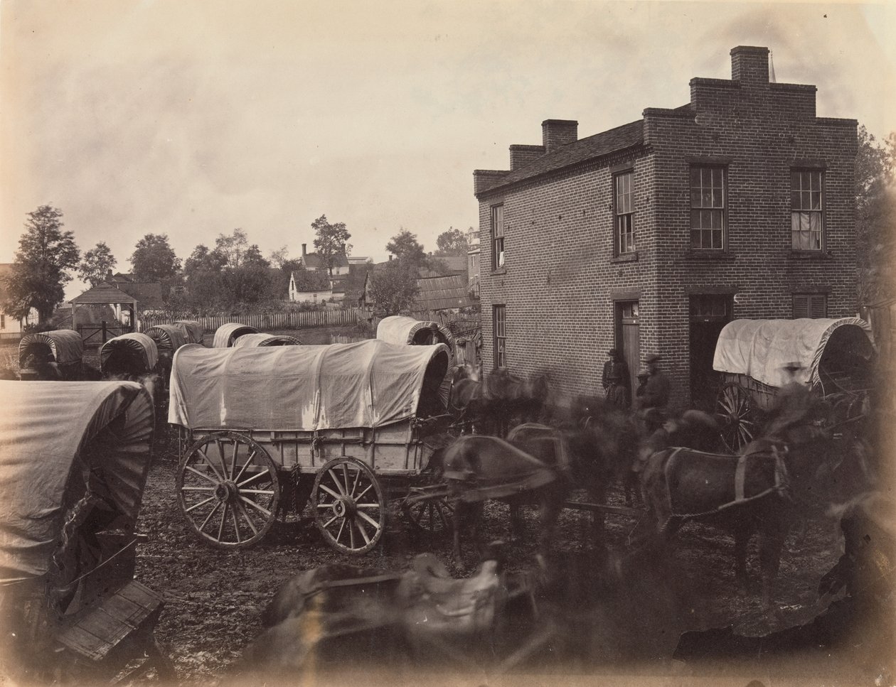 Scena di strada, Culpeper, Virginia da Andrew Joseph Russell
