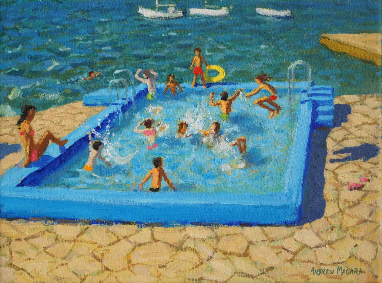 Piscina blu, Vrsar, Croazia, 2017 da Andrew Macara