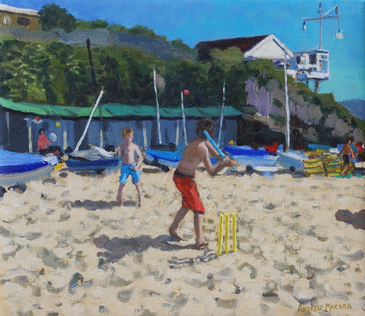 Cricket e paletti gialli, Abersoch da Andrew Macara