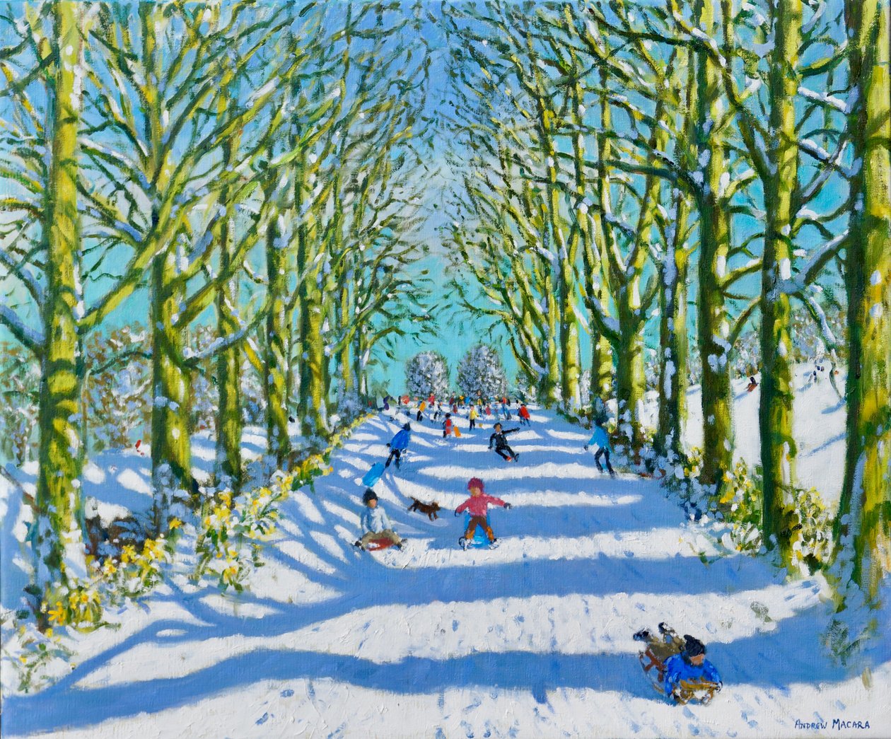 Divertimento al sole e neve, Derby, 2022 da Andrew Macara