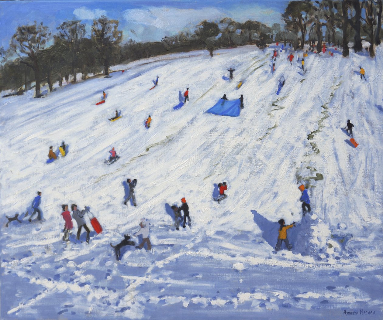 Grande pupazzo di neve, Chatsworth, 2012 da Andrew Macara