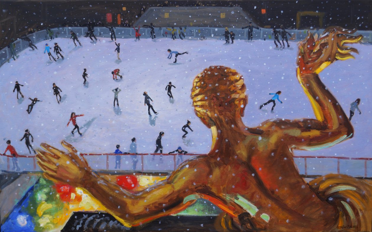 Prometeo, Rockefeller Ice Rink, New York, 2018 da Andrew Macara