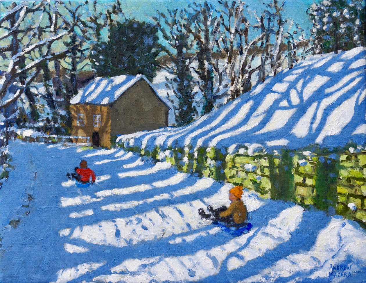 Slittino, Upper Hulme, Leek, 2020 da Andrew Macara