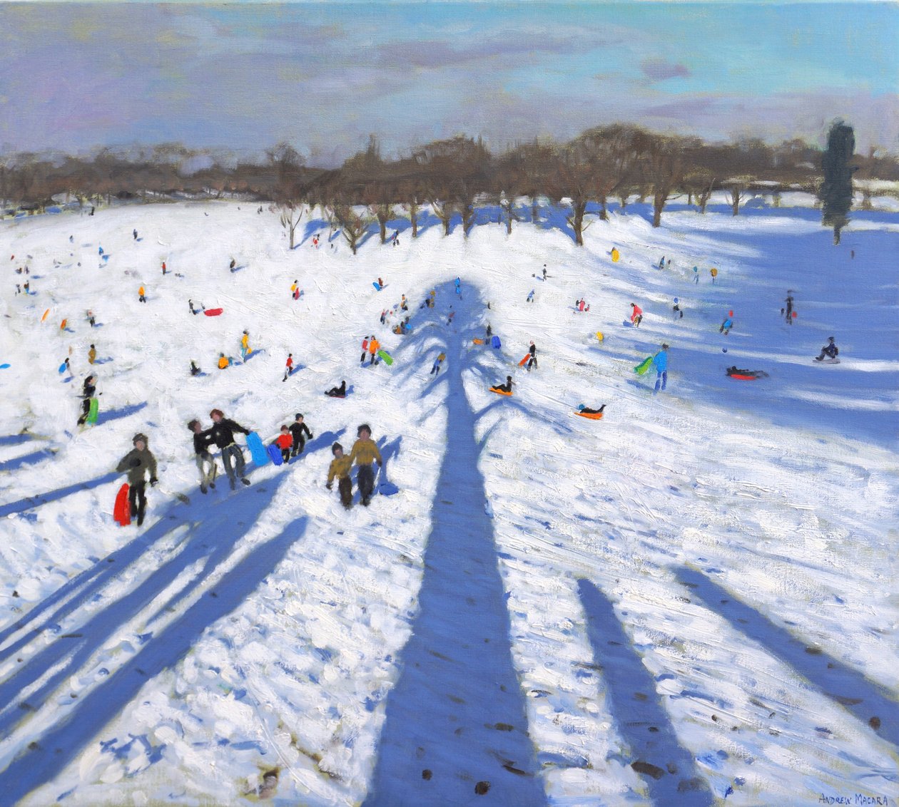 Slittino, Wollaton Park, 2017 da Andrew Macara