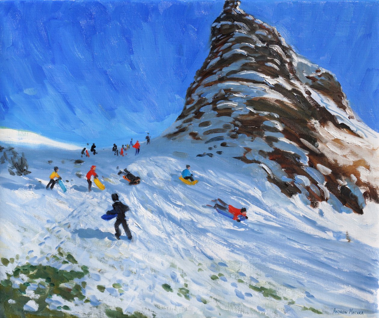 Slittino, Chrome Hill, Derbyshire, Peak District da Andrew Macara