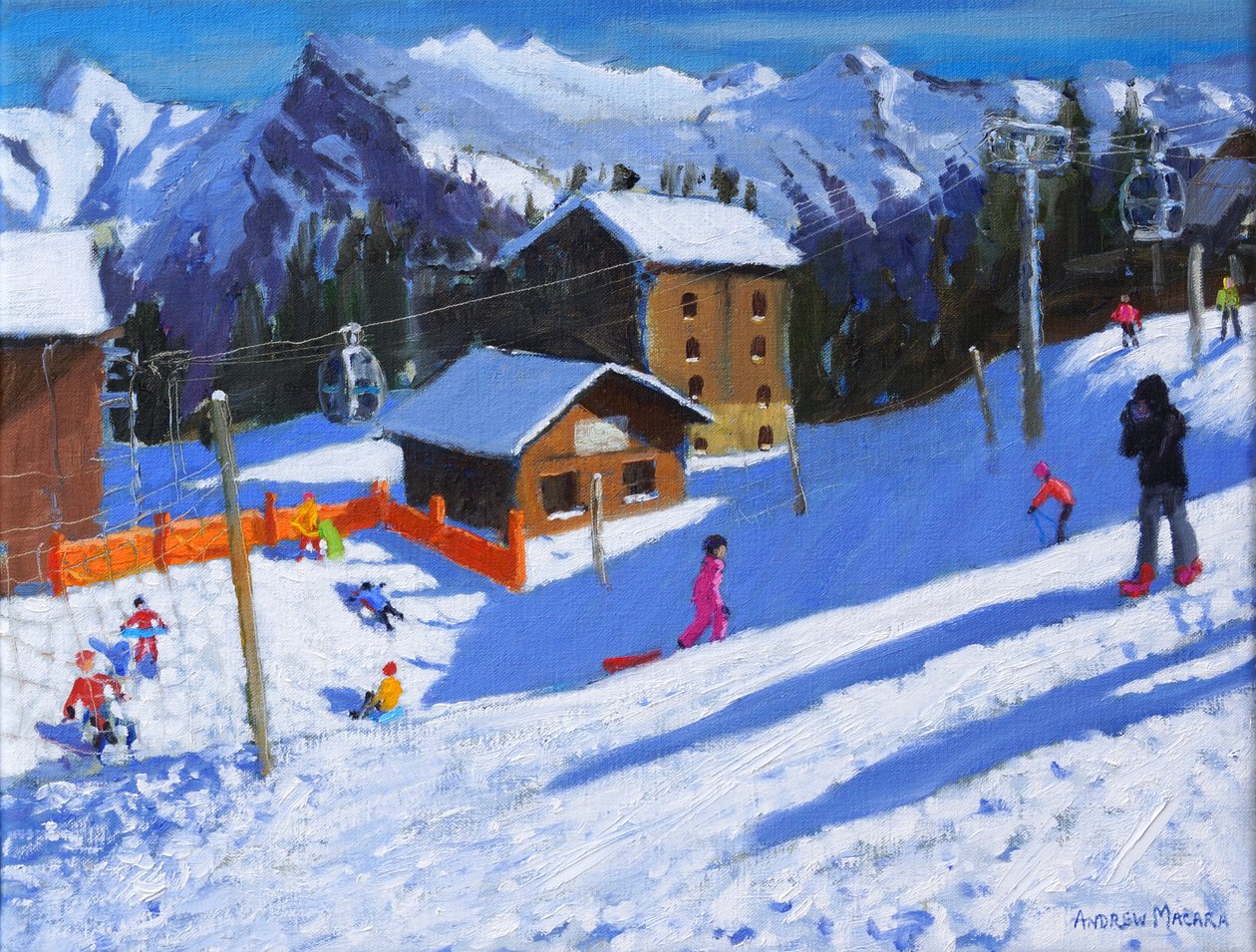La pista di pattinaggio, Samoens, Francia, 2022 da Andrew Macara
