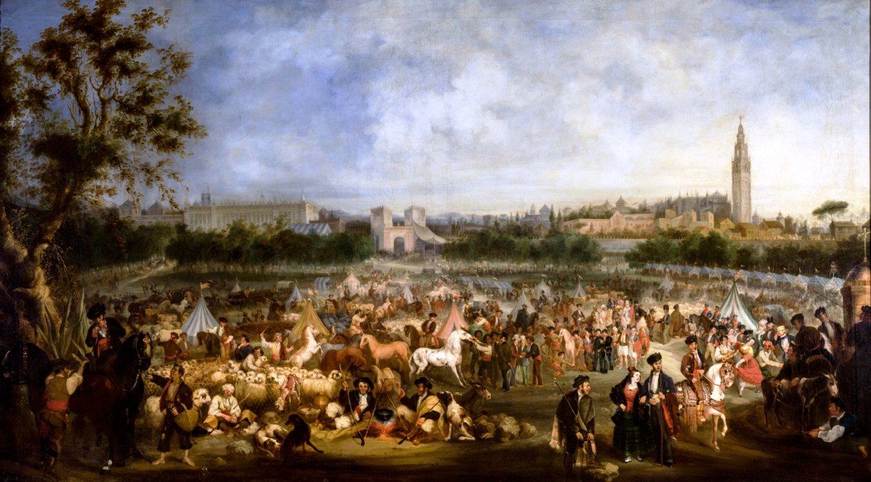 La fiera di Siviglia da Andrés Cortés y Aguilar