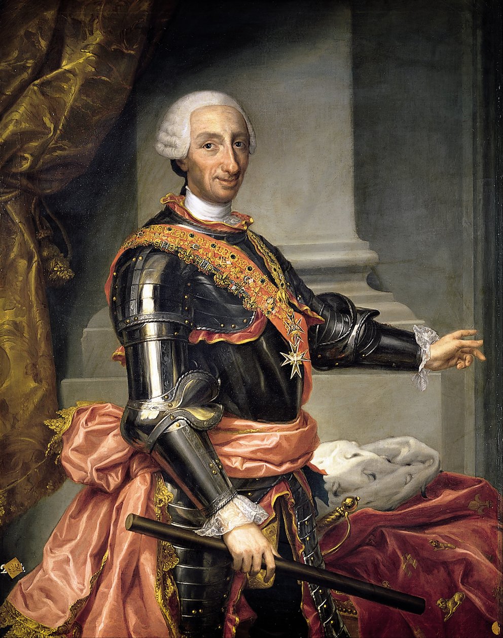 Ritratto di Carlo III da Andrés de la Calleja