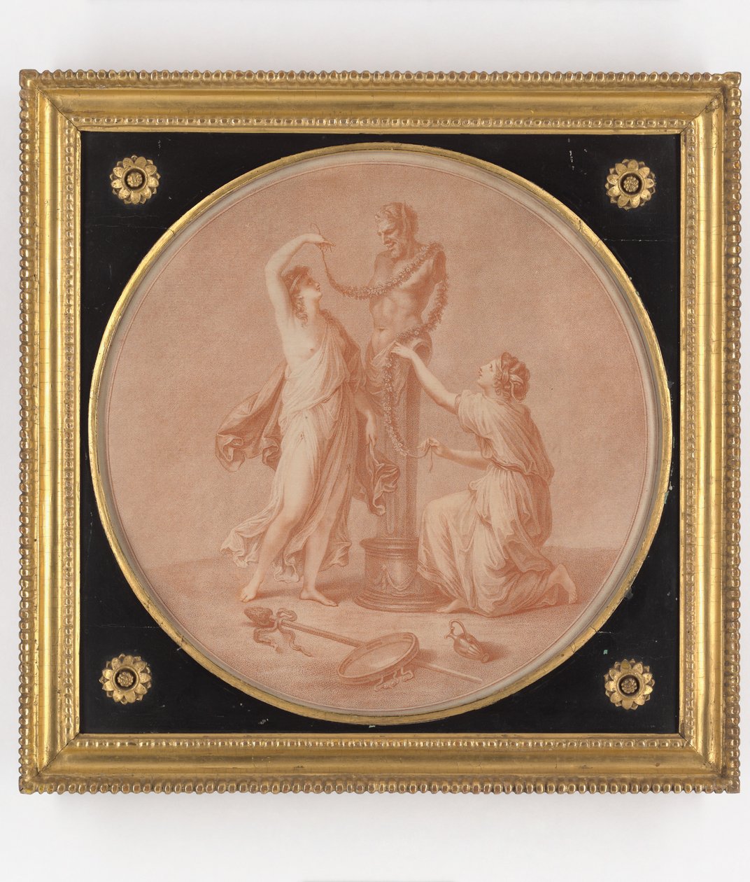 Un sacrificio a Pan, stampa realizzata da William Wynne Ryland, 1776 da Angelica Kauffmann