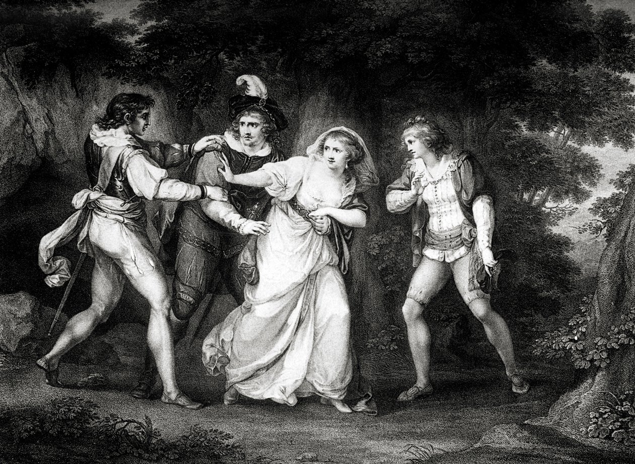 Opera di William Shakespeare da Angelica (after) Kauffman