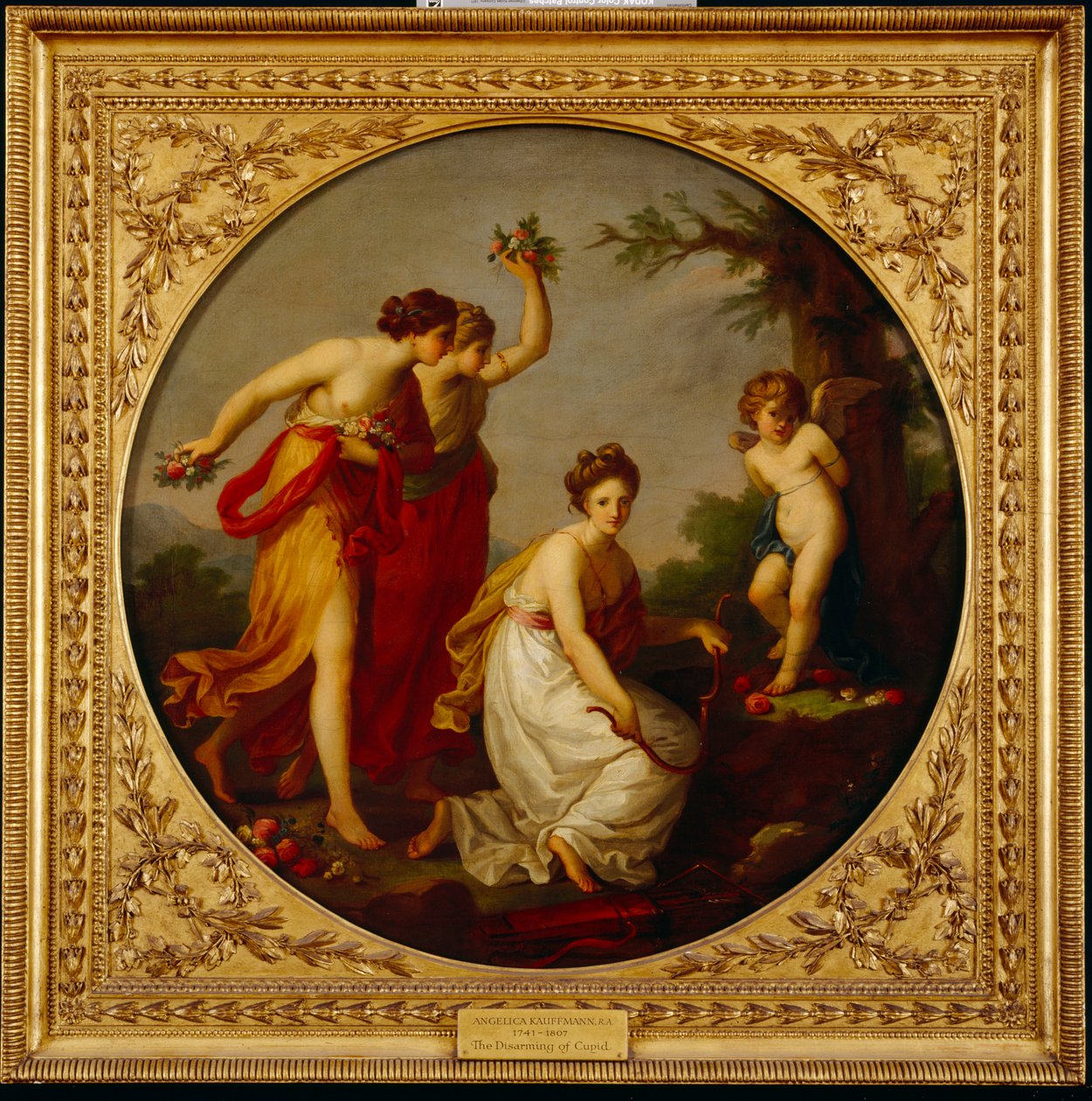 Il disarmo di Cupido da Angelica Kauffman