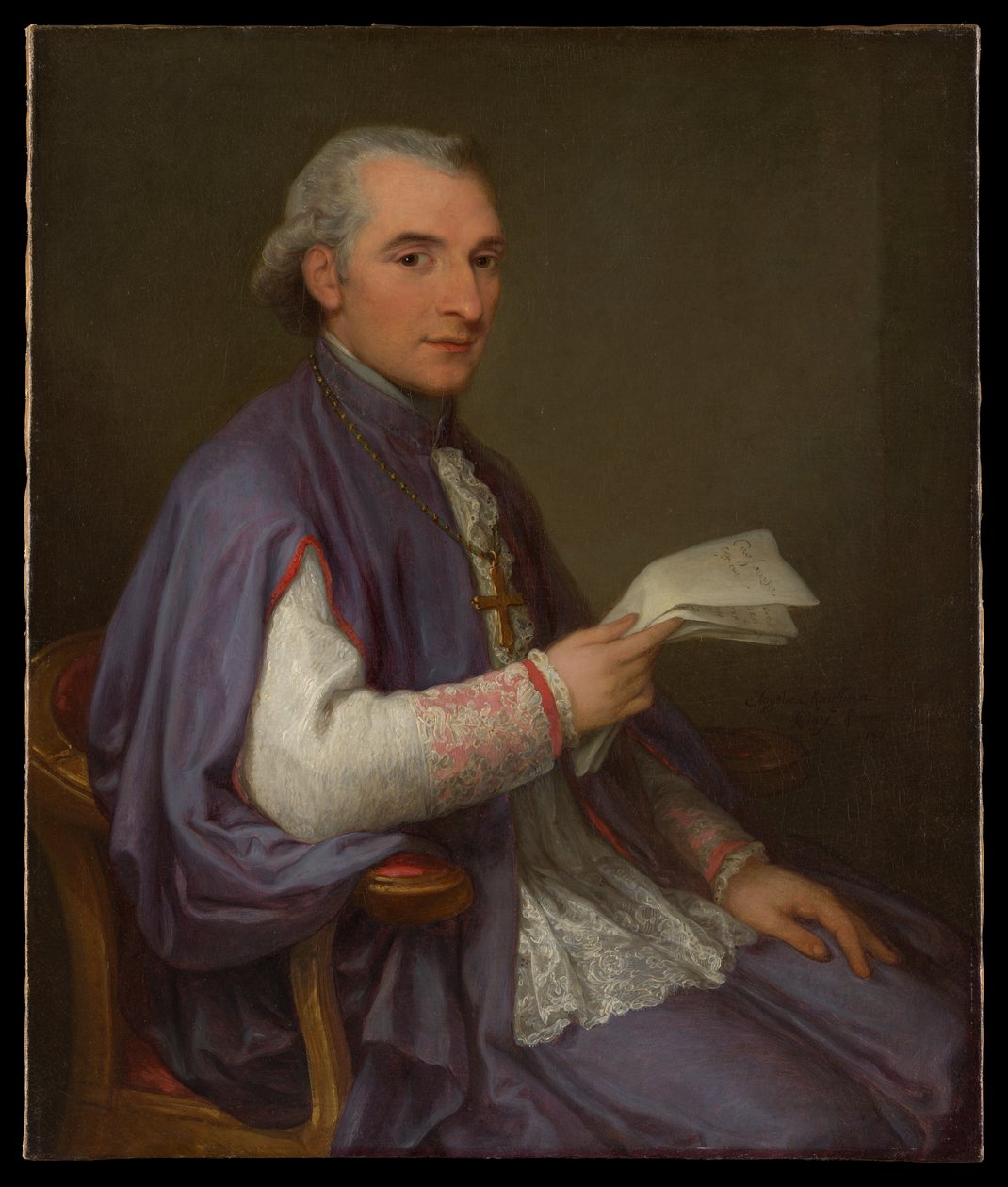 Monsignor Giuseppe Spina (1756–1828) da Angelica Kauffmann